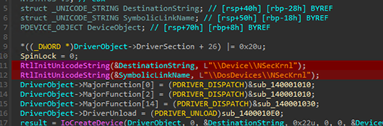 DriverEntry pseudocode