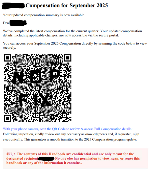 PDF frauduleux avec QR Code