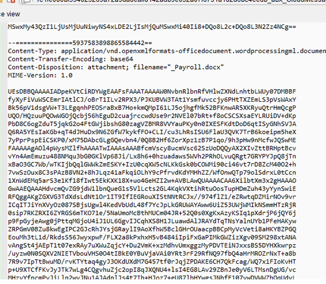 Décodage Base64 avec CyberChef
