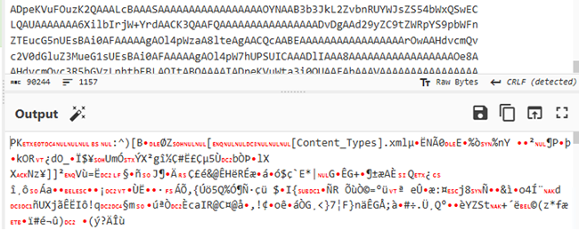 Décodage Base64 avec CyberChef